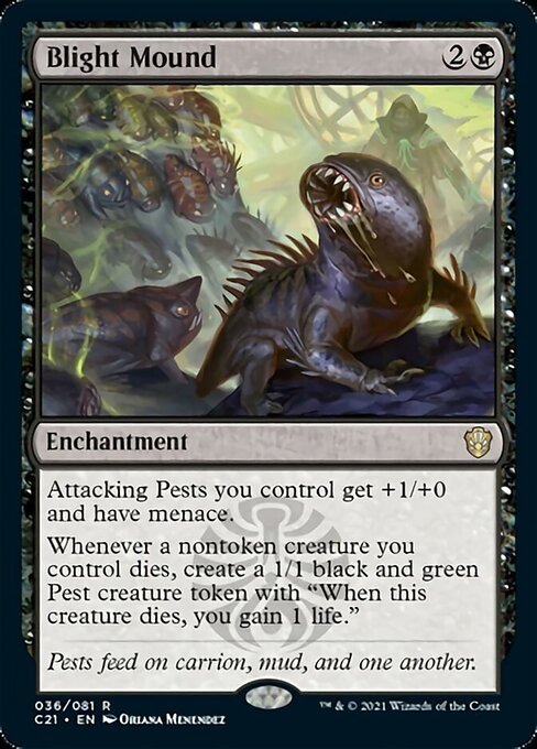 Blight Mound (Commander 2021 Strixhaven) Light Play