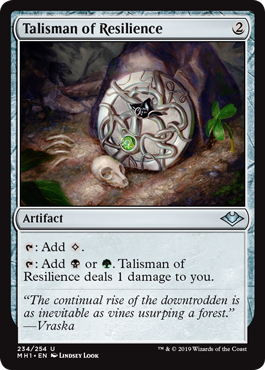 Talisman of Resilience (Modern Horizons) Light Play