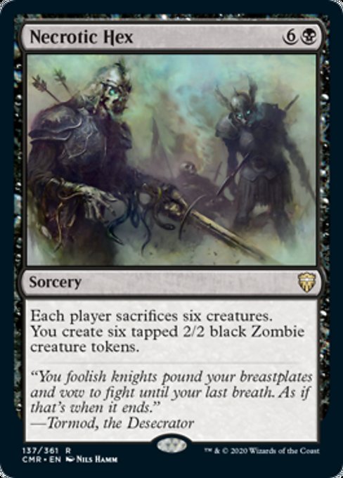 Necrotic Hex (Commander Legends) Medium Play