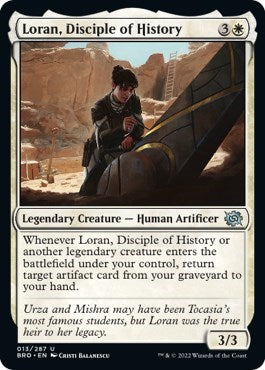 Loran, Disciple of History (The Brothers' War) Near Mint