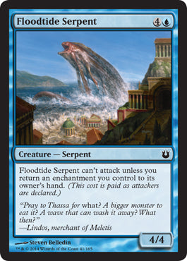 Floodtide Serpent (Born of the Gods) Near Mint