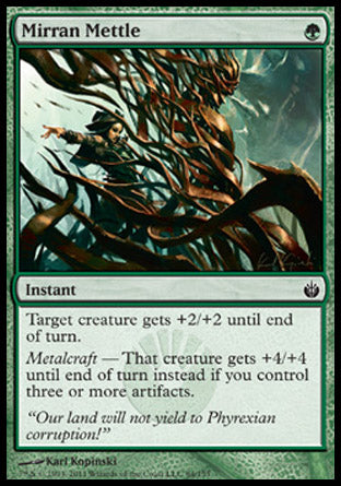 Mirran Mettle (Mirrodin Besieged) Light Play
