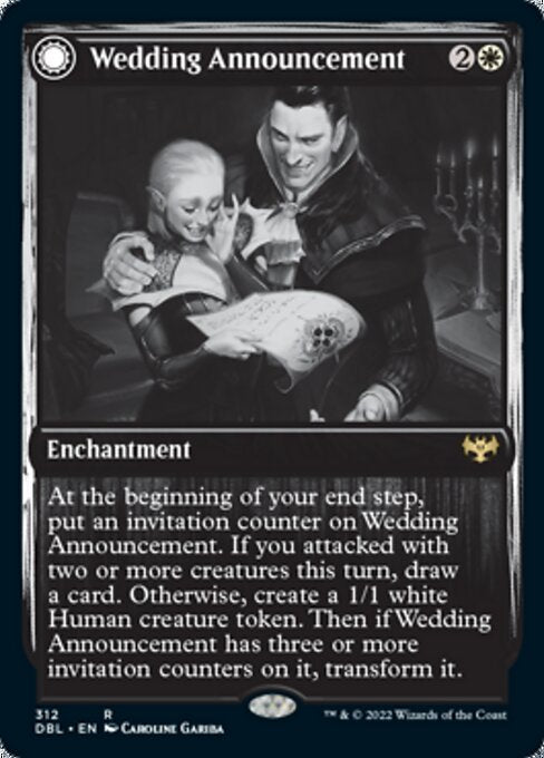 Wedding Announcement / Wedding Festivity (Innistrad: Double Feature) Near Mint Foil