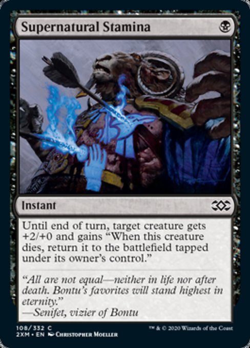 Supernatural Stamina (Double Masters) Near Mint Foil