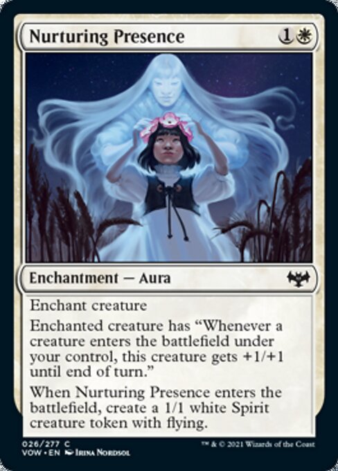 Nurturing Presence (Innistrad: Crimson Vow) Near Mint Foil