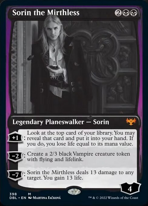 Sorin the Mirthless (Innistrad: Double Feature) Near Mint