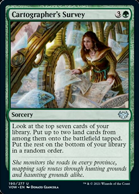 Cartographer's Survey (Innistrad: Crimson Vow) Light Play