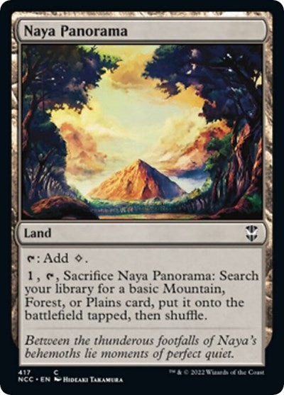 Naya Panorama (Commander: Streets of New Capenna) Near Mint