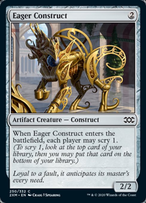 Eager Construct (Double Masters) Near Mint Foil
