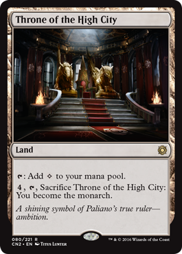 Throne of the High City (Conspiracy: Take the Crown) Medium Play Foil
