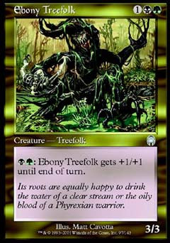 Ebony Treefolk (Apocalypse) Near Mint Foil