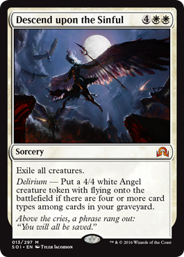 Descend upon the Sinful (Shadows Over Innistrad) Near Mint