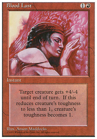 Blood Lust (4th Edition) Heavy Play
