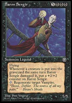 Baron Sengir (Homelands) Near Mint