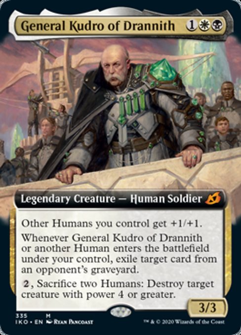 General Kudro Of Drannith (Extended Art) (Ikoria: Lair of Behemoths) Near Mint Foil
