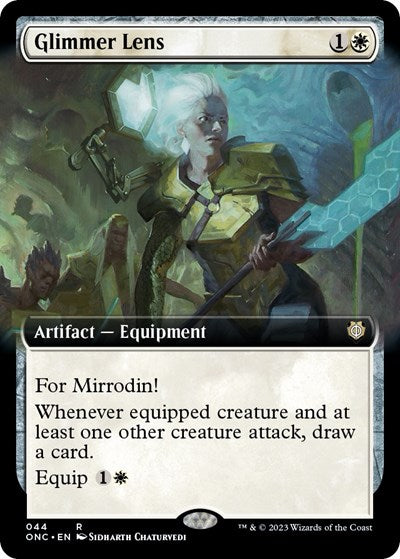 Glimmer Lens (Extended Art) (Commander: Phyrexia: All Will Be One) Near Mint