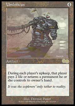 Umbilicus (Urza's Saga) Light Play