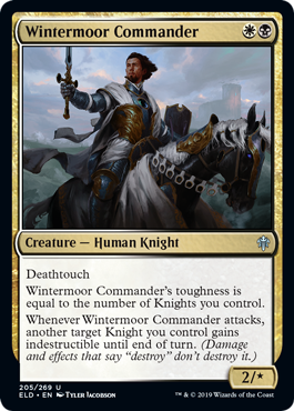 Wintermoor Commander (Throne of Eldraine) Near Mint