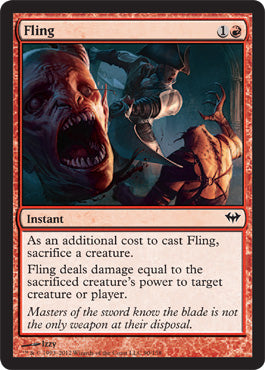 Fling (Dark Ascension) Damaged / Poor