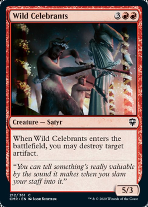 Wild Celebrants (Commander Legends) Near Mint
