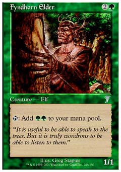 Fyndhorn Elder (7th Edition) Heavy Play