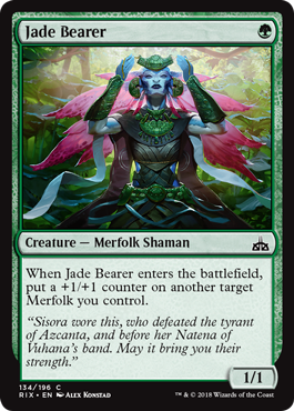 Jade Bearer (Rivals of Ixalan) Light Play