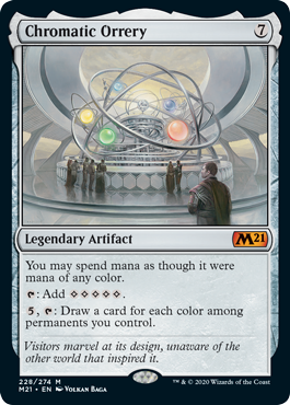 Chromatic Orrery (Magic 2021 Core Set) Near Mint Foil