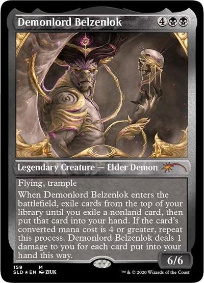 Demonlord Belzenlok (Foil Etched) (Secret Lair) Near Mint Foil