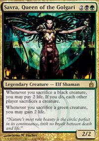 Savra, Queen of the Golgari (Ravnica) Medium Play