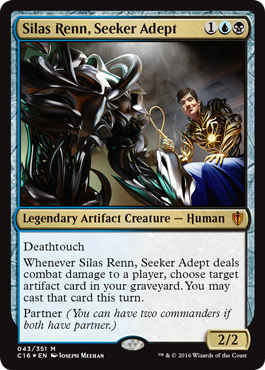 Silas Renn, Seeker Adept (Commander 2016 Edition) Medium Play Foil