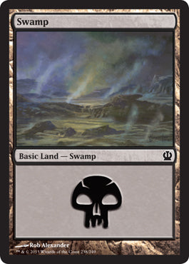 Swamp (238) (Theros) Light Play