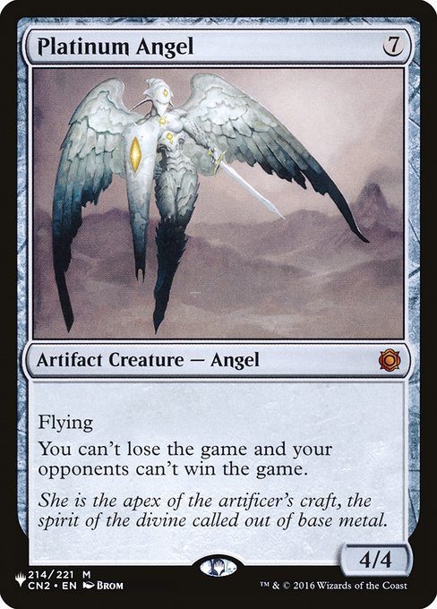 Platinum Angel (The List) Near Mint