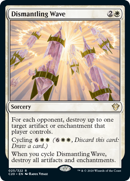 Dismantling Wave (Commander 2020 Ikoria) Light Play