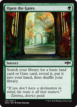 Open the Gates (Ravnica Allegiance) Medium Play