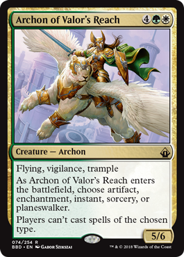 Archon of Valor's Reach (Battlebond) Near Mint