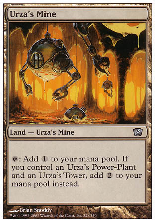 Urza's Mine (8th Edition) Heavy Play Foil