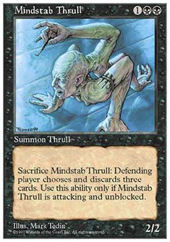 Mindstab Thrull (5th Edition) Light Play