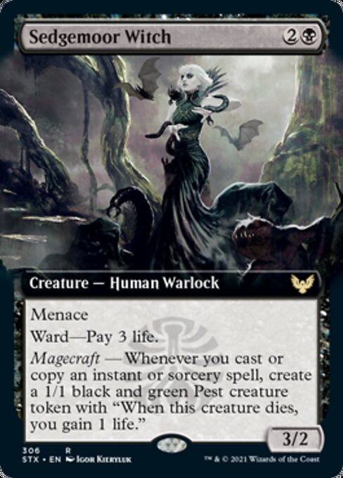 Sedgemoor Witch (Extended Art) (Strixhaven) Near Mint