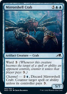 Mirrorshell Crab (Kamigawa: Neon Dynasty) Near Mint