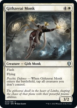 Githzerai Monk (Commander Legends: Battle for Baldur's Gate) Near Mint