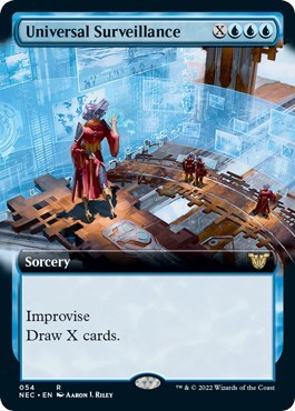 Universal Surveillance (Extended Art) (Commander: Kamigawa: Neon Dynasty) Near Mint