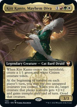 Kitt Kanto, Mayhem Diva (Extended Art) (Commander: Streets of New Capenna) Near Mint Foil