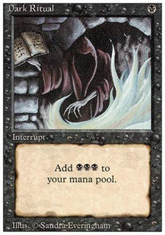 Dark Ritual (Revised) Medium Play