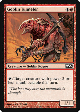 Goblin Tunneler (Magic 2012 Core Set) Medium Play