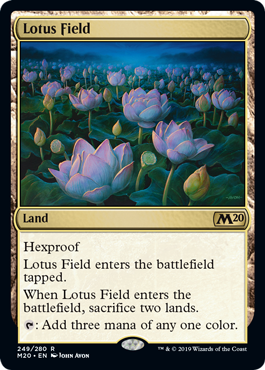 Lotus Field (Magic 2020 Core Set) Near Mint
