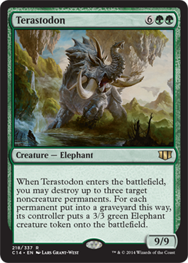 Terastodon (Commander 2014 Edition) Light Play