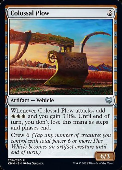 Colossal Plow (Kaldheim) Medium Play