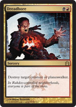Dreadbore (Return to Ravnica) Light Play