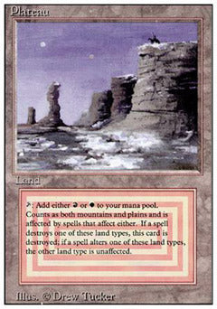 Plateau (Revised) Light Play