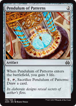 Pendulum of Patterns (Aether Revolt) Medium Play